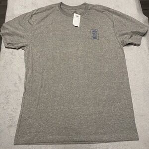 Aftco T Shirt Mens Large Gray Performance Stretch Fishing Graphic NEW